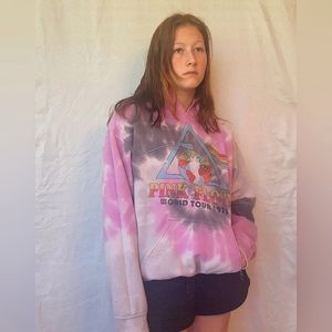 Pink floyd tye dye sweatshirt